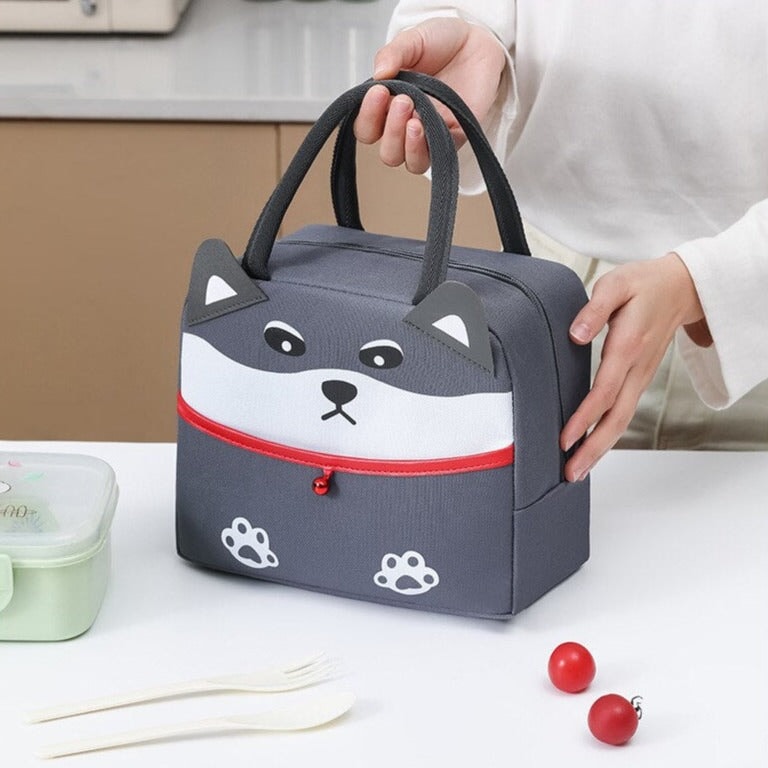 Cartoon Animal Cat Dog Duck Lunch Bag-Kawaii Dream