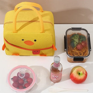 Cartoon Animal Cat Dog Duck Lunch Bag-Kawaii Dream