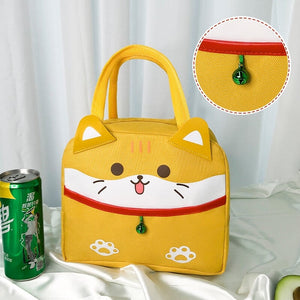 Cartoon Animal Cat Dog Duck Lunch Bag-Kawaii Dream