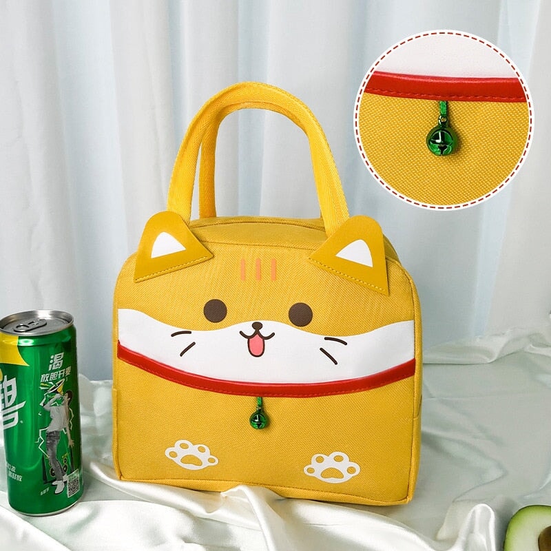 Cartoon Animal Cat Dog Duck Lunch Bag-Kawaii Dream
