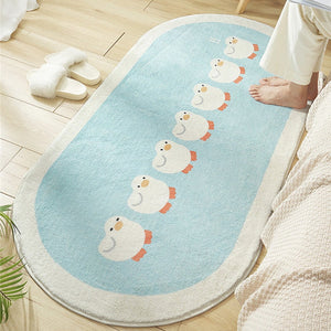 Cartoon Animal Soft Rounded Long Carpet-Kawaii Dream