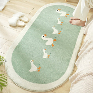 Cartoon Animal Soft Rounded Long Carpet-Kawaii Dream