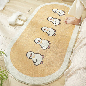 Cartoon Animal Soft Rounded Long Carpet-Kawaii Dream