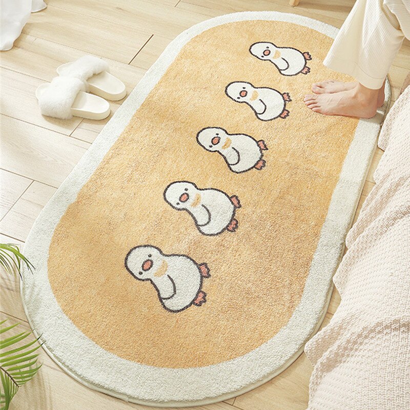 Cartoon Animal Soft Rounded Long Carpet-Kawaii Dream