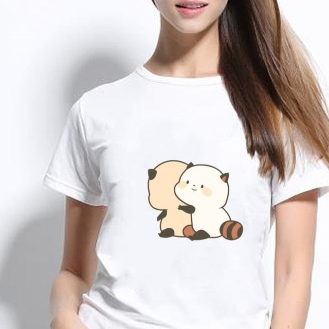Cartoon Red Panda Collection 1 Women's Part Cotton Tee-Kawaii Dream