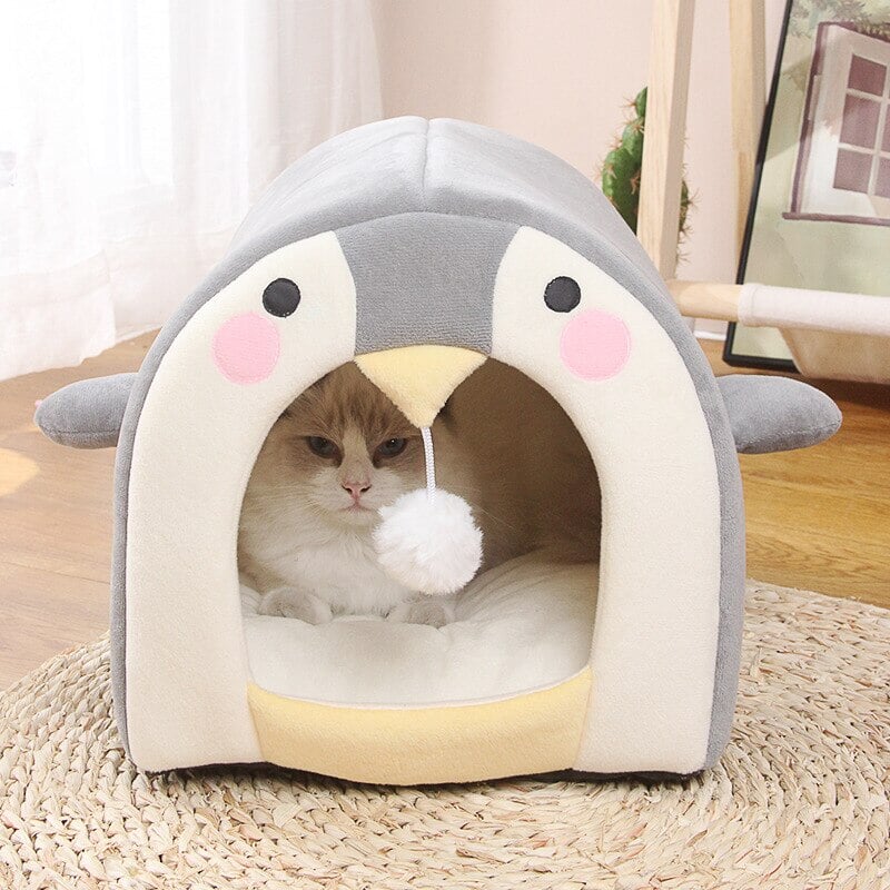 Cat Dog Beds Cave Happy Penguin Hideout-Kawaii Dream