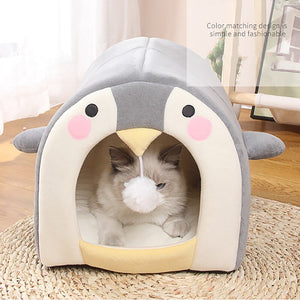 Cat Dog Beds Cave Happy Penguin Hideout-Kawaii Dream