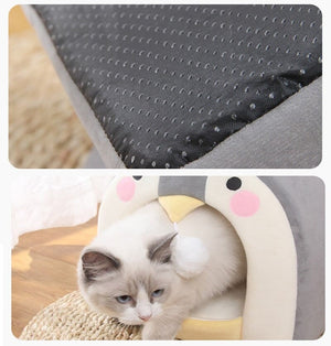 Cat Dog Beds Cave Happy Penguin Hideout-Kawaii Dream