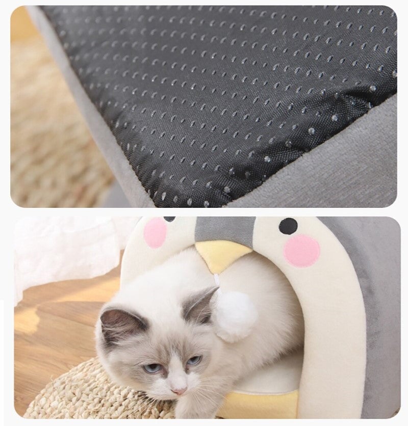 Cat Dog Beds Cave Happy Penguin Hideout-Kawaii Dream