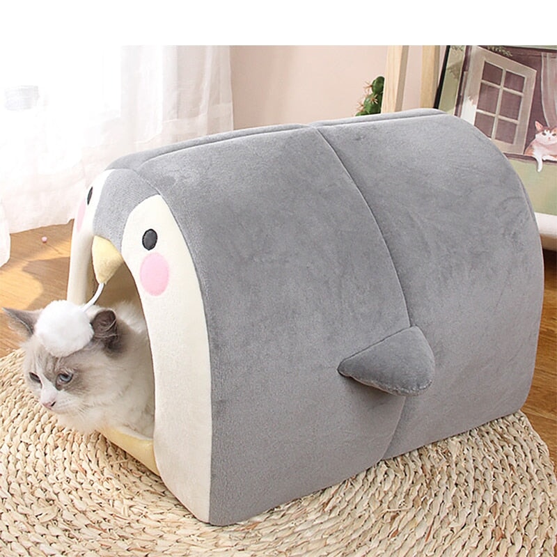 Cat Dog Beds Cave Happy Penguin Hideout-Kawaii Dream