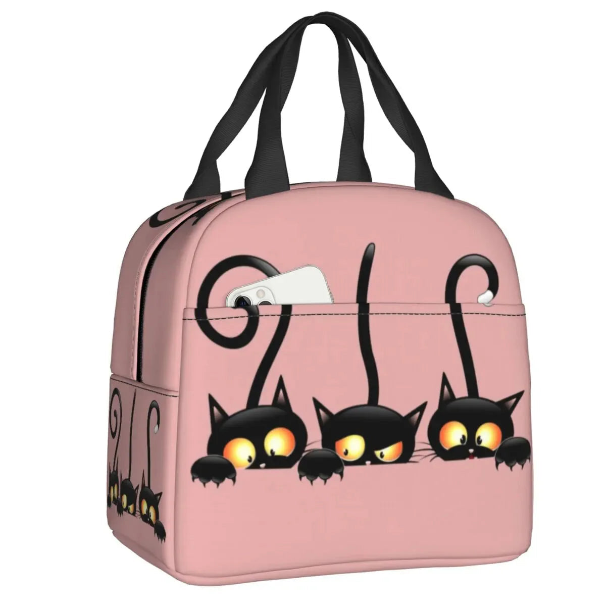 Cat Illustration Halloween Themed Lunch Bags-Kawaii Dream