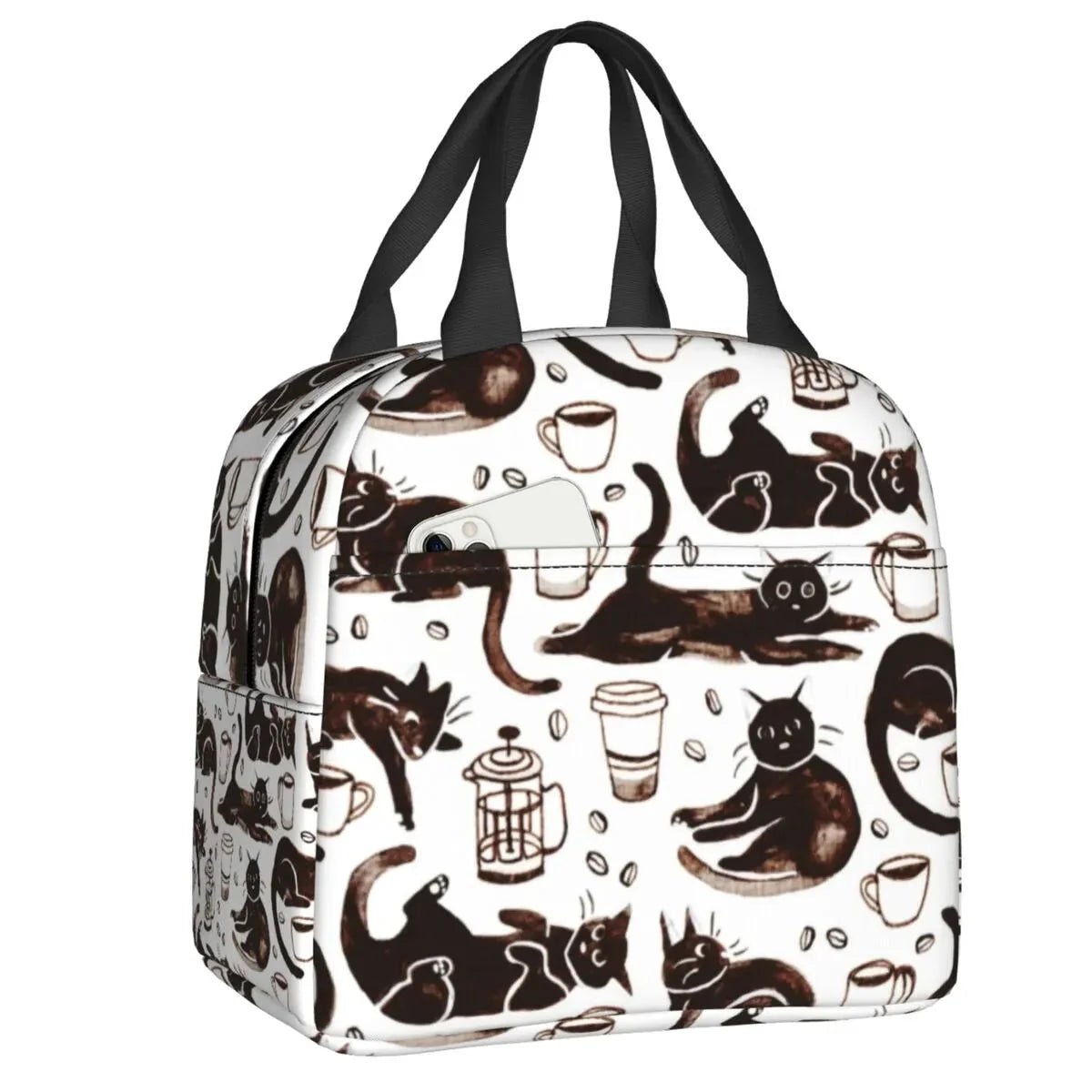Cat Illustration Halloween Themed Lunch Bags-Kawaii Dream