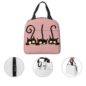 Cat Illustration Halloween Themed Lunch Bags-Kawaii Dream