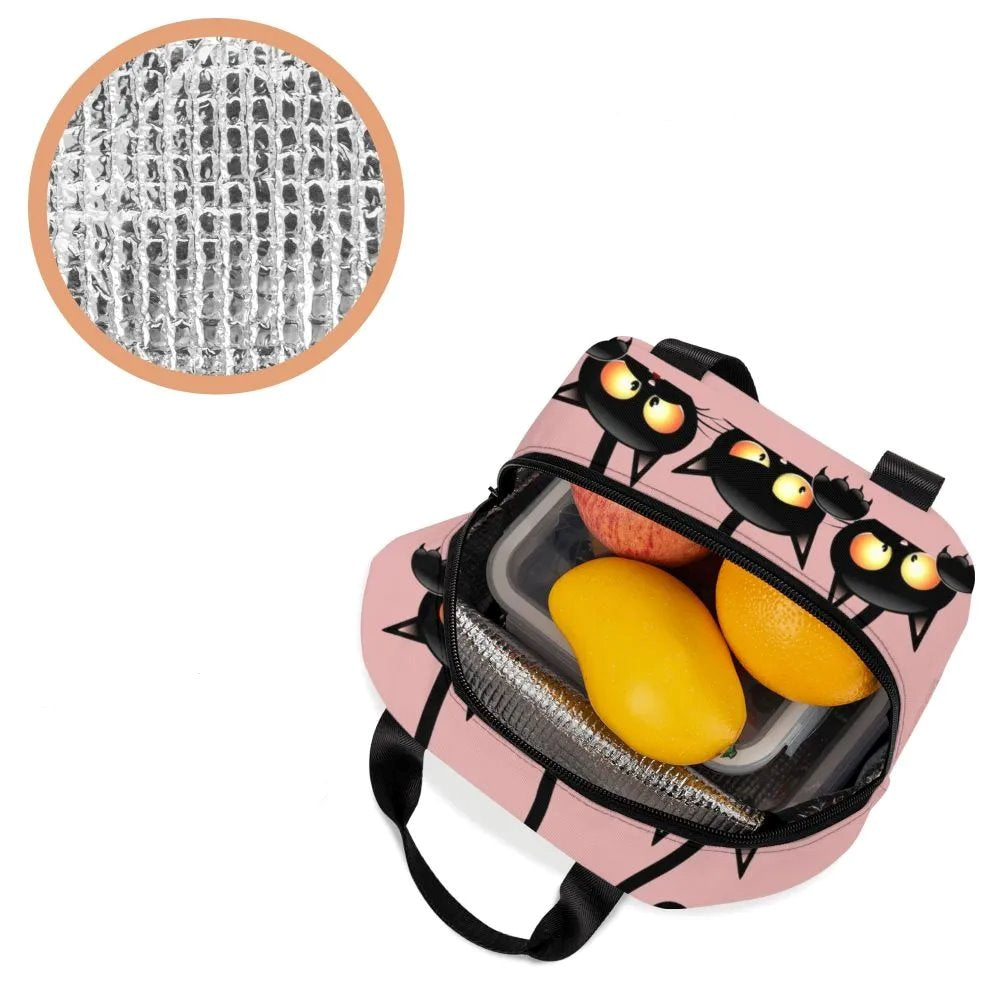 Cat Illustration Halloween Themed Lunch Bags-Kawaii Dream