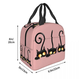 Cat Illustration Halloween Themed Lunch Bags-Kawaii Dream