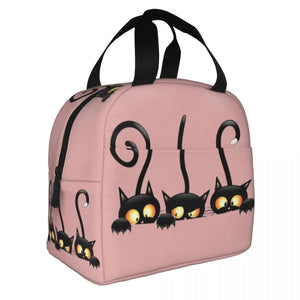 Cat Illustration Halloween Themed Lunch Bags-Kawaii Dream