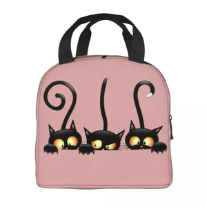 Cat Illustration Halloween Themed Lunch Bags-Kawaii Dream