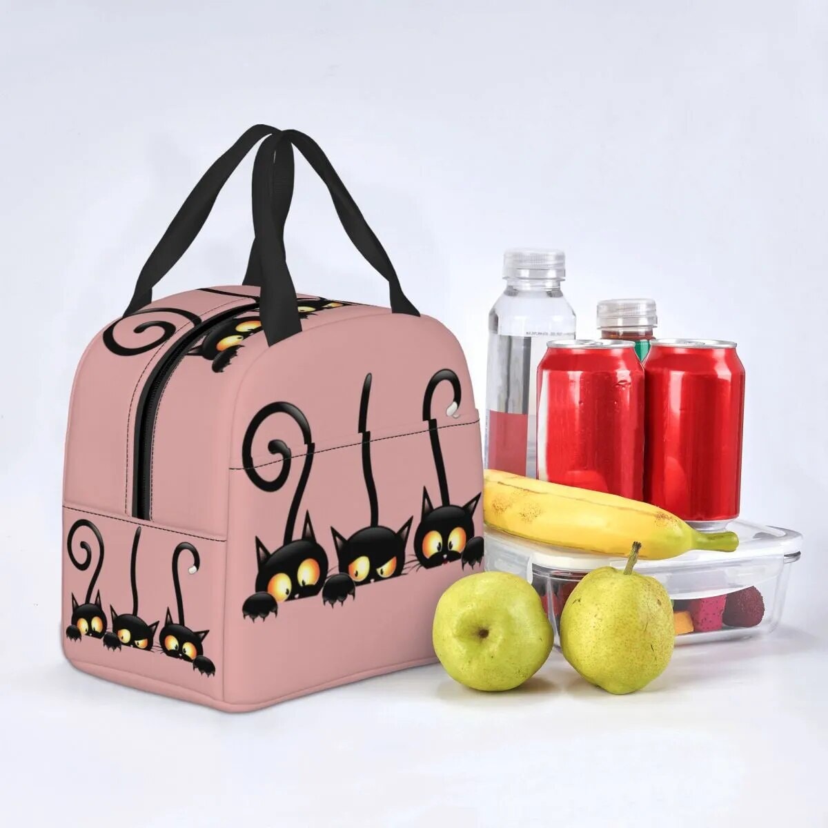 Cat Illustration Halloween Themed Lunch Bags-Kawaii Dream