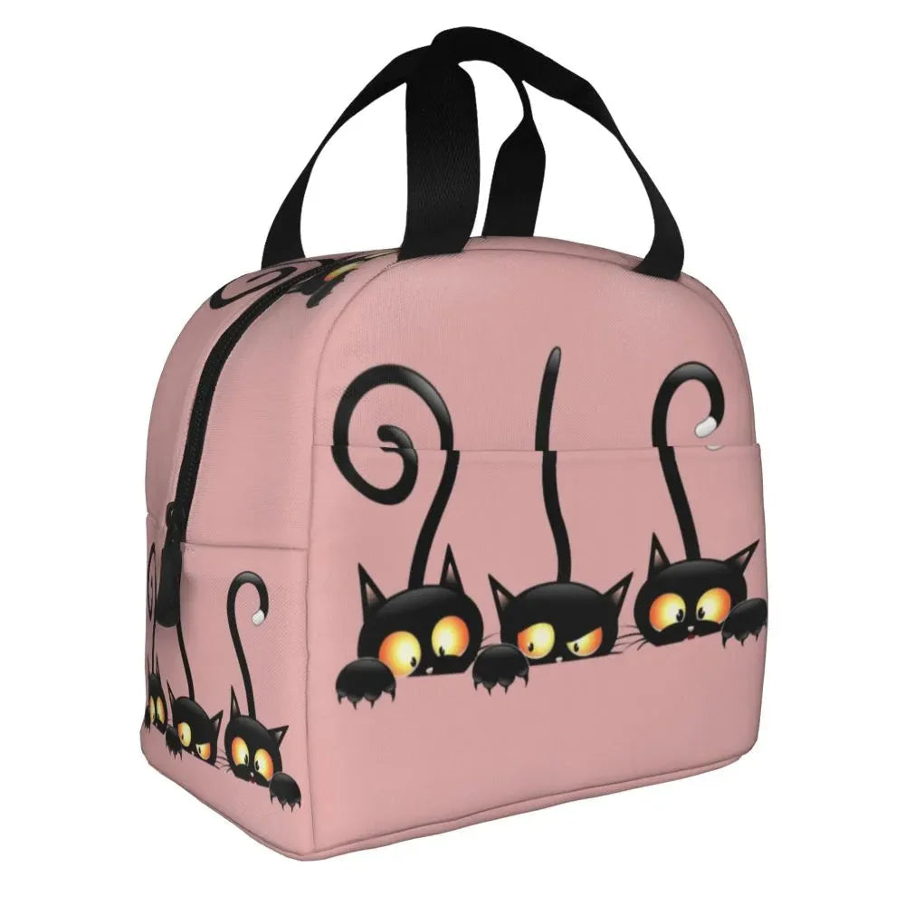 Cat Illustration Halloween Themed Lunch Bags-Kawaii Dream