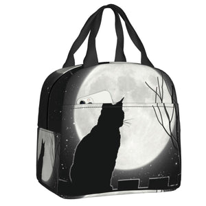 Cat Illustration Halloween Themed Lunch Bags-Kawaii Dream