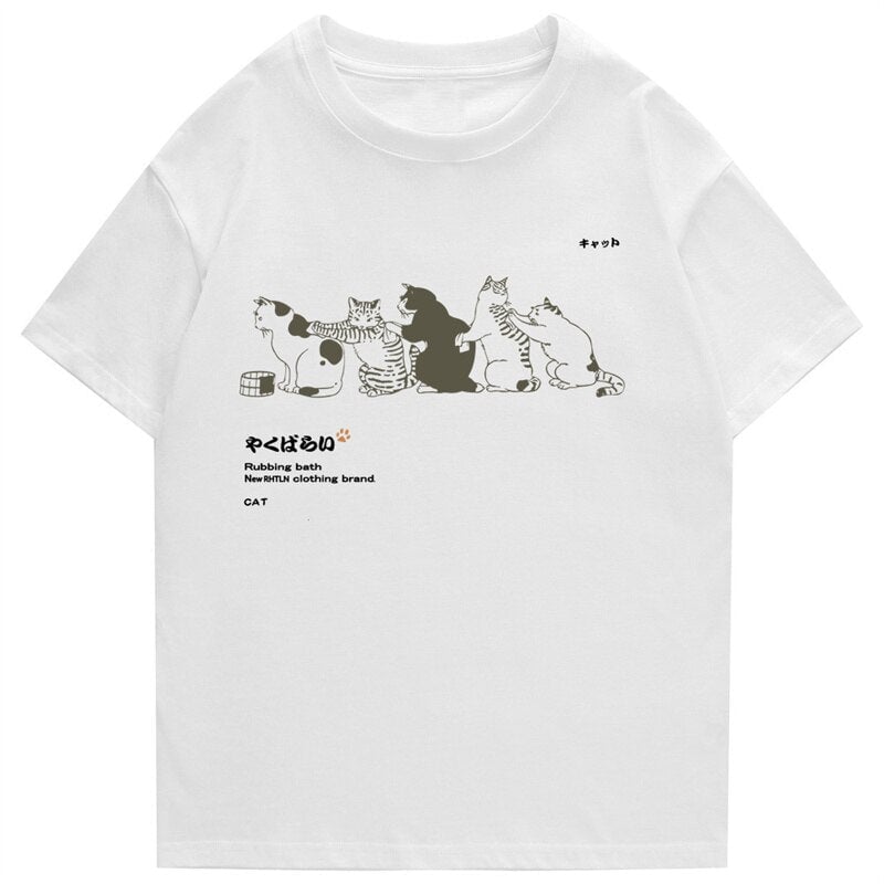 Cats Scratching Cats Backs Unisex Tee-Kawaii Dream