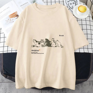 Cats Scratching Cats Backs Unisex Tee-Kawaii Dream