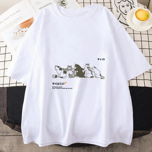 Cats Scratching Cats Backs Unisex Tee-Kawaii Dream
