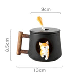 Ceramic Kawaii Shiba Mugs-Kawaii Dream