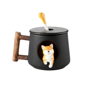 Ceramic Kawaii Shiba Mugs-Kawaii Dream