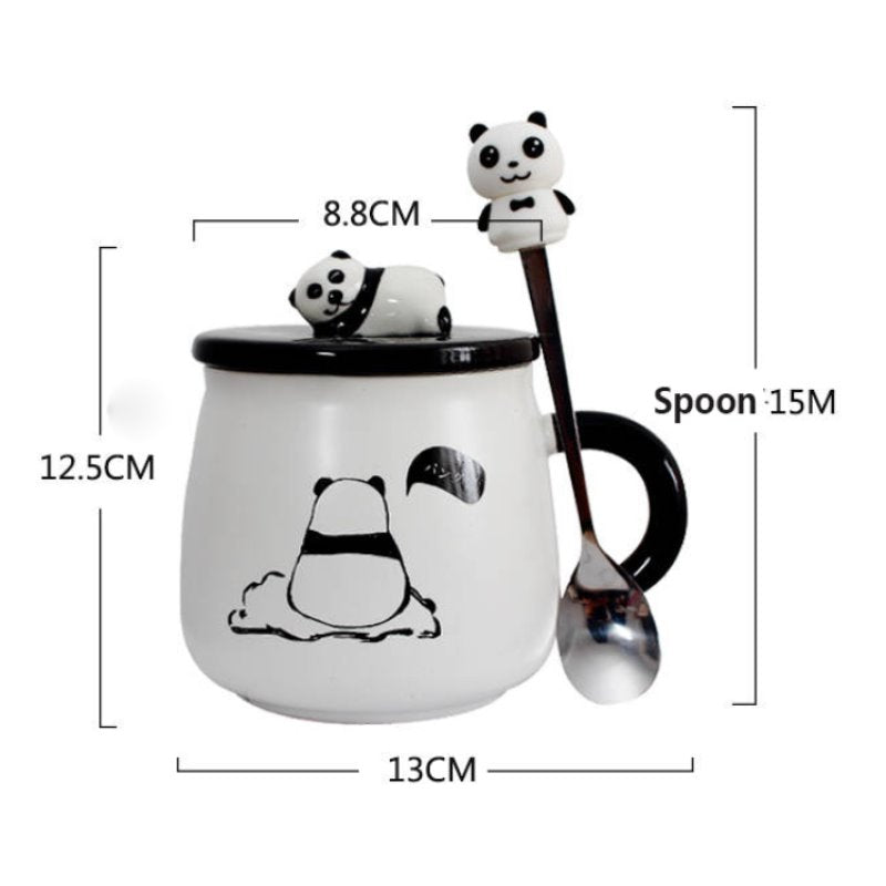 Ceramic Panda Mugs-Kawaii Dream