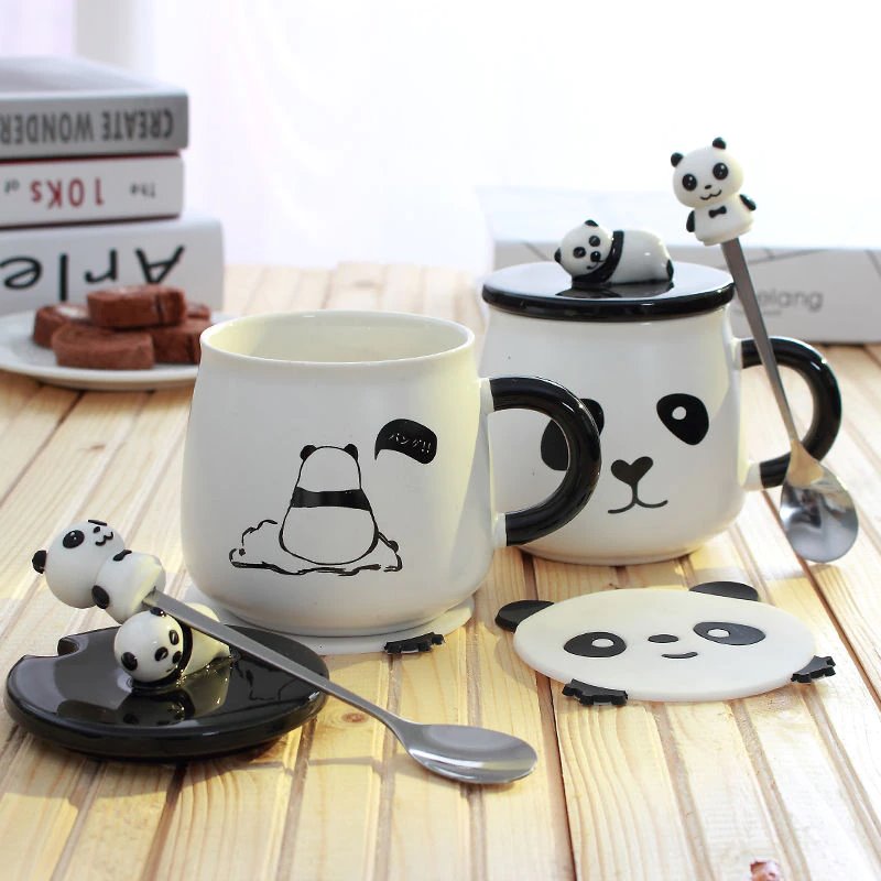 Ceramic Panda Mugs-Kawaii Dream