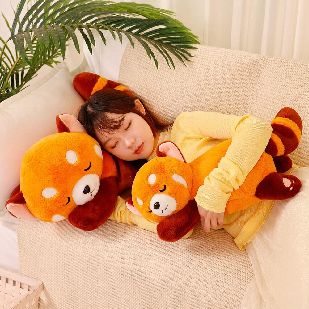 Chai the Sleeping Red Panda Plushie-Kawaii Dream