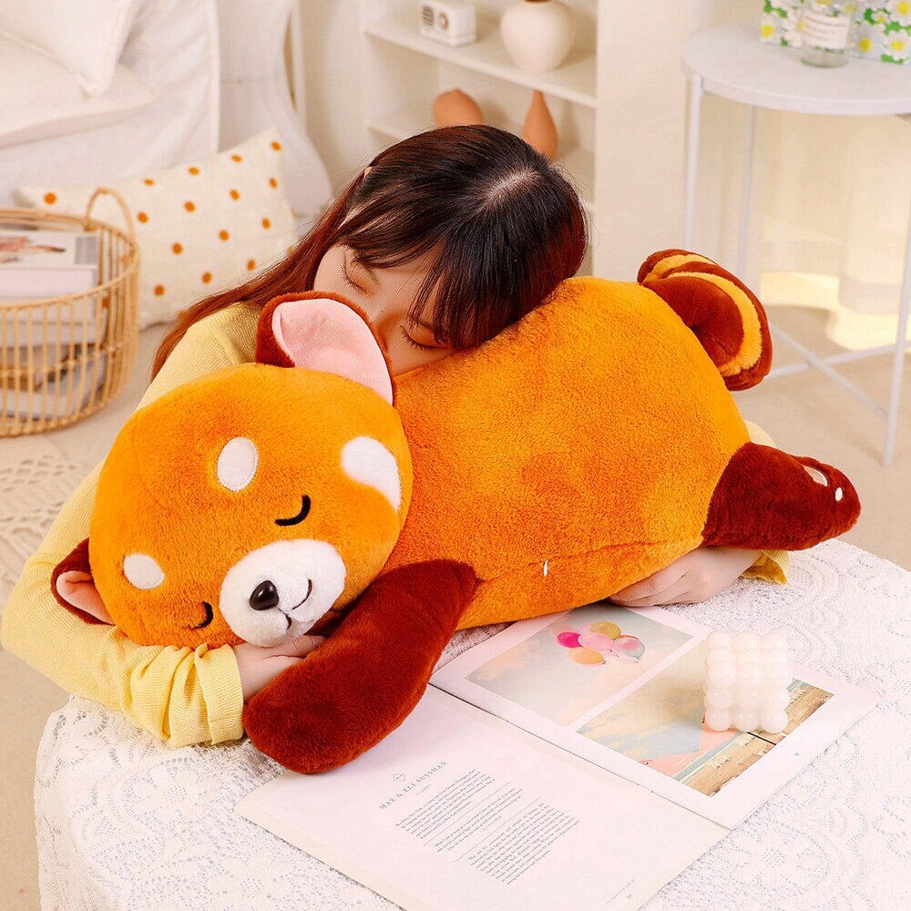 Chai the Sleeping Red Panda Plushie-Kawaii Dream