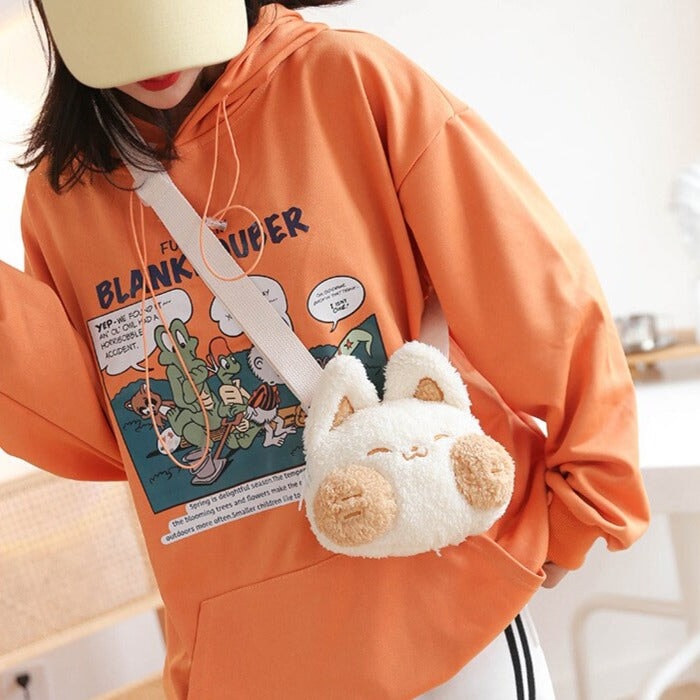 Cheeky Fox Plush Bag-Kawaii Dream