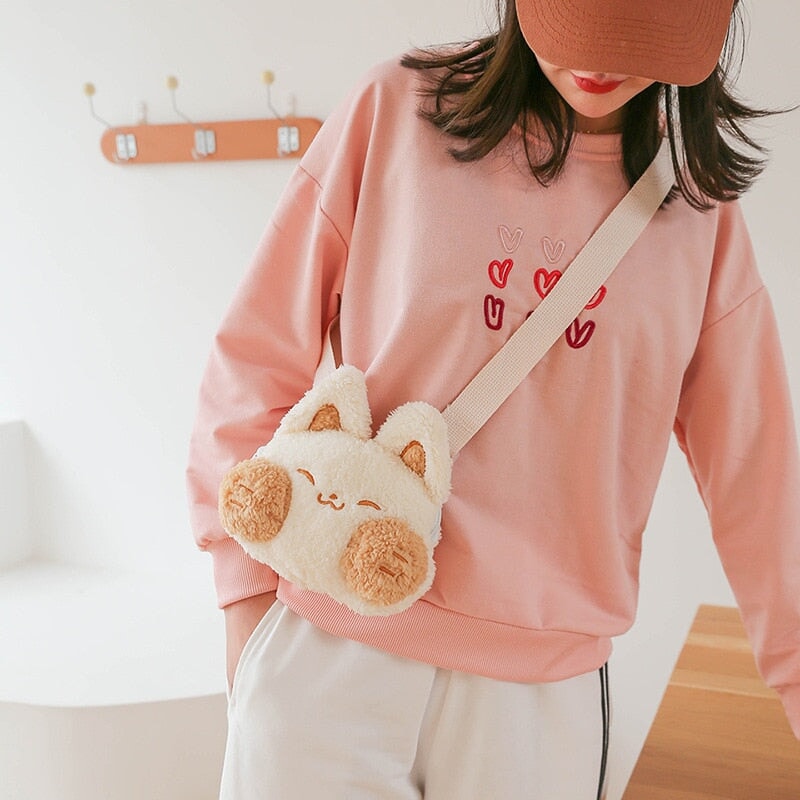 Cheeky Fox Plush Bag-Kawaii Dream