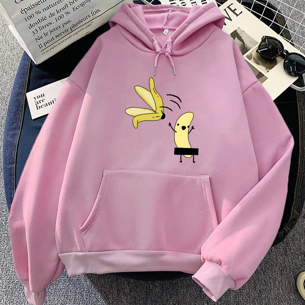 Cheeky Naked Banana Unisex Hoodies-Kawaii Dream