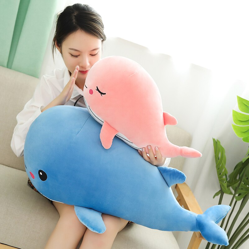 Cheerful Chonky Plumpy Pink Blue Whale-Kawaii Dream