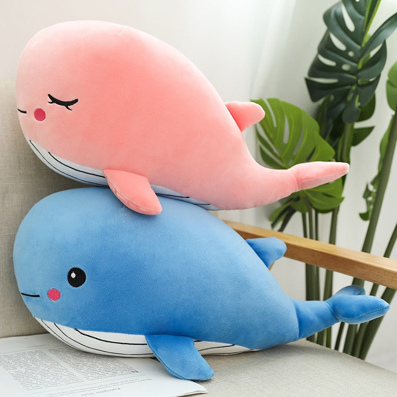 Cheerful Chonky Plumpy Pink Blue Whale-Kawaii Dream