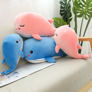 Cheerful Chonky Plumpy Pink Blue Whale-Kawaii Dream