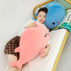 Cheerful Chonky Plumpy Pink Blue Whale-Kawaii Dream