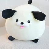 Cheerful White Brown Dog Plushies-Kawaii Dream