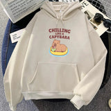 Chilling Like A Capybara Unisex Hoodie-Kawaii Dream