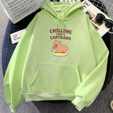 Chilling Like A Capybara Unisex Hoodie-Kawaii Dream