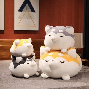 Chonky Cheerful Shiba Inu Squad Plushies-Kawaii Dream