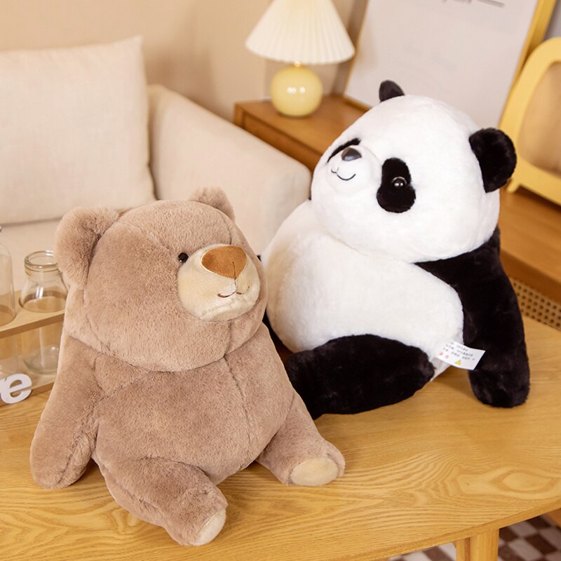 Chonky Fat Bear Panda Polar Bear Plushies-Kawaii Dream