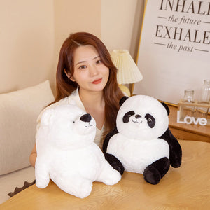 Chonky Fat Bear Panda Polar Bear Plushies-Kawaii Dream