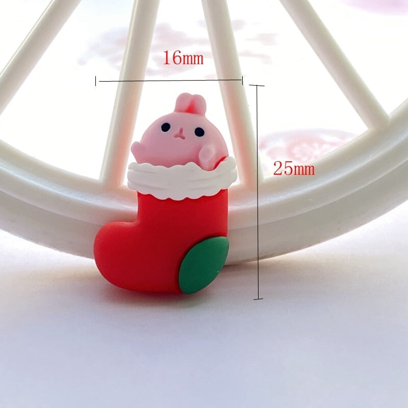 Christmas 12 Piece DIY Resin Decoration Accessories-Kawaii Dream