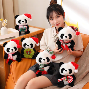 Christmas Santa Panda Plushies-Kawaii Dream