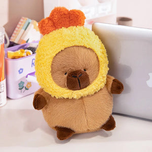 Chubby Capybara Plushie With Hat-Kawaii Dream