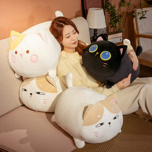 Chubby Cat Martha Tabby Kiki Plushie Crew-Kawaii Dream